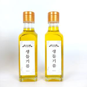 하남댁 건강지키미 저온압착 생들기름 300ML 2개