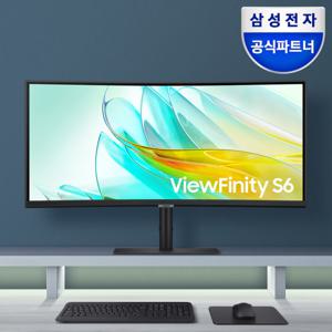 뷰피니티 S6 S34C650U 86.4cm(34인치) 커브드 와이드 모니터 USB-C 내장스피커 100Hz