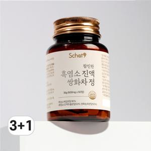 스캇나인 참 진한 흑염소 진액 쌍화차 60정 발효 흑마늘 농축 엑기스 (3+1 / 총 4개)
