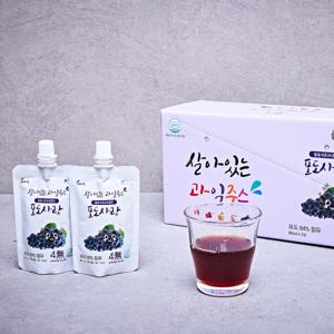 솔티마을 포도사랑 과일주스 100ml-24포 /달콤과채즙