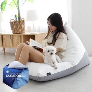 폴랑 쿨 냉감 빈백 듀라론 쿨링 여름 1인 소파 패브릭 아이스 쿠션 25년형 100% 국내제작