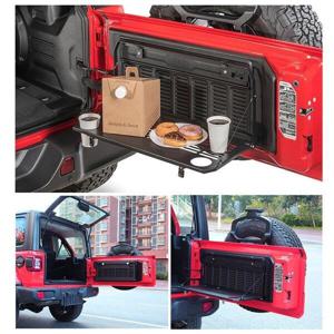 테이블/멀티트레이/JEEP 랭글러 테일게이트 캠핑테이블 뒷문 선반 튜닝