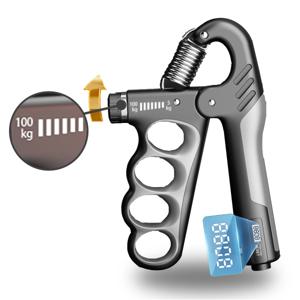 악력기 5-100kg 범위 무소음 자동카운트 전완근 손목 운동