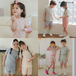 3000원 즉시할인 해피버스 25SS 5부 아동실내복세트 베스트모음