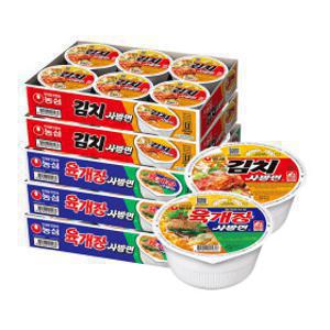 육개장사발면18개 + 김치사발면12개