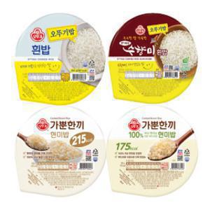 오뚜기 오뚜기밥 18개+18개 골라담기 (흰밥/수향미밥/가뿐한끼100%현미밥/가뿐한끼현미밥)