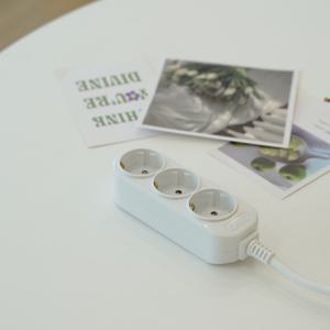 국산 KC KS인증 일반형 멀티탭 3구 1.5m 2.5m 4.5m (250V 10A)