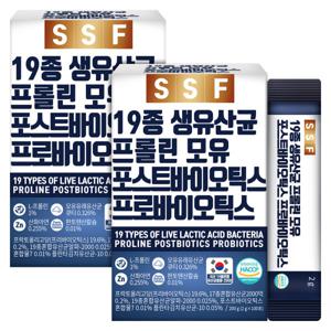 프롤린 모유 유산균 포스트바이오틱스 2박스(200포) 19종 생유산균 프로바이오틱스
