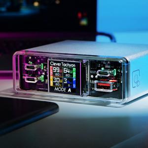 타키온 210W PD PPS GaN2 접지 초고속 멀티충전기 CR210