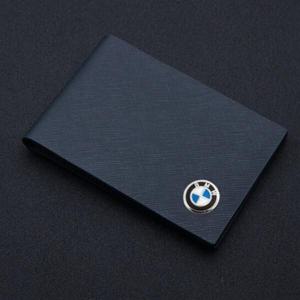 남녀공용카드/명함지갑/6색 BMW 카드 지갑 가죽 명함 운전면허 케이스
