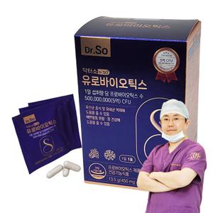 닥터소 유로바이오틱스 유산균19종 크랜베리성분 장 방광배뇨 건강 휴대간편 30캡슐 1개
