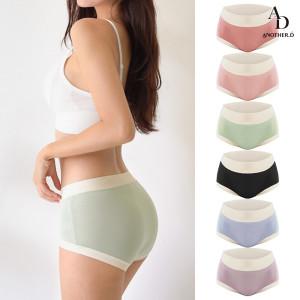 (20%쿠폰가 14480원)(6개세트) 쫀핏 팬티 노라인 무봉제 여성 팬티 이너웨어
