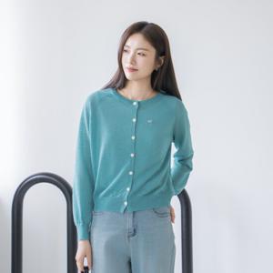 엄마옷 마담4060 리본브로치가디건 빅사이즈여름가디건 -ZCA2505009-