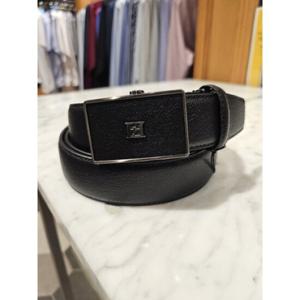[포체벨트 블랙] FOFBE1-205BK  천연소가죽 자동벨트 [폭3점3CM  길이128CM 43인치용]