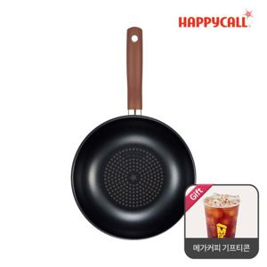 해피콜 에브리쿡 다이아몬드 IH 인덕션 궁중팬 28cm(아몬드베이지) + 메가커피 기프티콘 증정