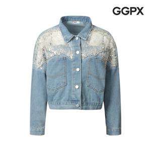 [지지피엑스]큐빅 포인트 여성 데님 자켓 (GP3JK004F)