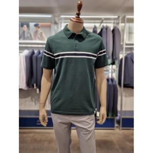브렌우드 세이브존02 원포인트 블록 폴로넥 티셔츠 BRTAM25532