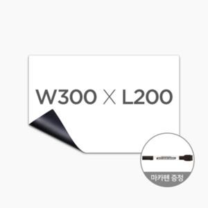 [마그피아] 고무자석화이트보드 2030 (200*300mm/미니/백색)