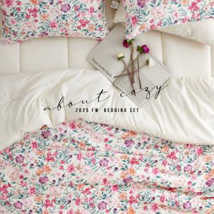 (SS)어바웃코지 플라워가든 워싱마이크로 토퍼침구풀세트