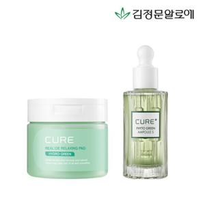 [김정문알로에] 큐어 피토그린 릴렉싱 토너패드+피토 앰플