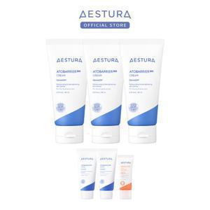 [5% 더블쿠폰] [단독] 에스트라 아토베리어365 크림 80ml 3개 + 크림30ml 2개 + 선크림 20ml