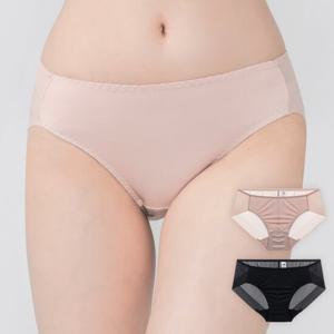 비너스 자스민 블랙 스킨 여성 미디 삼각 노라인 팬티 JPT8002