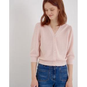 아떼 바네사브루노 24SS BEST스테디셀러핑크 스팽글장식 면혼방 반팔가디건 WVSW4B726P1