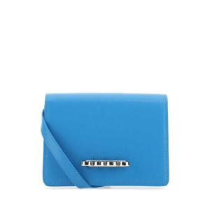 ALEXANDER MCQUEEN 라이트 블루 색상 가죽 더 포 링 클러치 686436DYTX1 4722