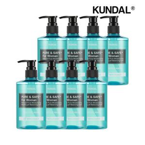 쿤달 퓨어 앤 세이프 여성청결제 베르가못 300ml x8개