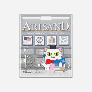 [2개세트] 아리샌드 플러스 벤토나이트 고양이모래 8kg 15L 고양이 모래