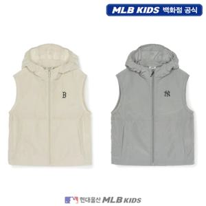 [MLB키즈US] (7AWJB0453) 베이직 아웃도어 홑겹 베스트 바람막이 아동베스트 키즈베스트