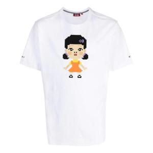 25 SS Mostly Heard Rarely Seen 8 Bit 레드 라이트 그린 라이트 티셔츠 MHEB02BCT15 TP432208801