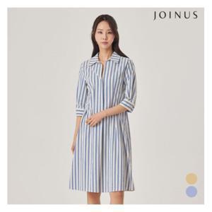 [조이너스]스판린넨스트라이프7부원피스_JACU4-WOP120