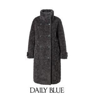 데일리블루 faux 페르시안램 롱코트 1종