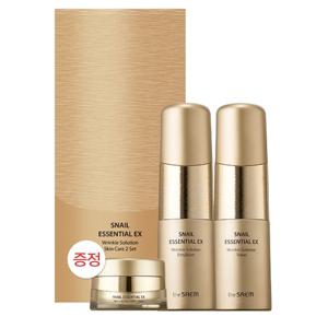 [더샘]스네일 에센셜 이엑스 링클 솔루션 스킨 케어 2종 세트 (