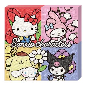 산리오 프리티 블룸 보석십자수 캔버스 25x25cm BS25-701N