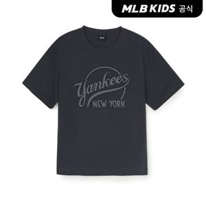 [MLB키즈 공식] 25SS 빈티지 스트릿 아트웍 티셔츠 NY (Charcoal) 7ATSVT153-50CCS