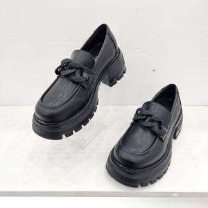 [무크]여성 6.5CM 원톤 캐쥬얼 청키로퍼 522203AA