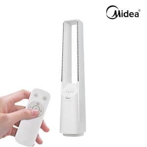 미디어 BLDC 날개없는선풍기 MBF-100W / 송풍거리8M 리모컨 저소음 타워형 가정용 사무실 카페 추천