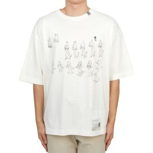 메종미하라야스히로 남성 반팔티셔츠 A13TS642 WHITE