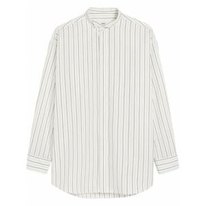[AMI] 여성 셔츠 FSH181CO0109 1892 OFFWHITE/BLUE NOTE/NAVY /10