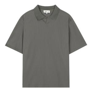 [지이크]S/S 카키 와플 카라반팔 티셔츠 PEI8027_