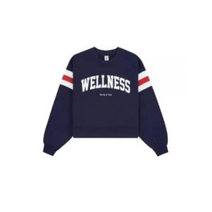 스포티앤리치 긴팔 티셔츠 WS058S406WN NAVY BRIGHT RED WHITE D