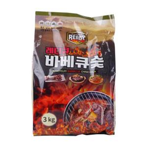 아트박스/오너클랜 디디샵 바베큐 숯 3kg 레디큐 (WD405B7)