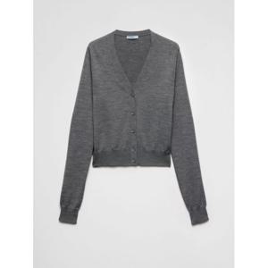 [PRADA] 여성 가디건 P25N5016SW F0480 Grey /6