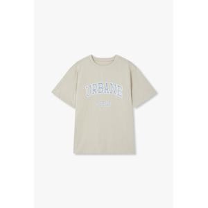 [지컷]레터링 프린트 오버 핏 티셔츠(7255240114)