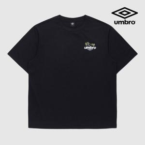 [엄브로] 트로피컬 오아시스 모래성 프레쉬 반팔 티셔츠 UQ223CRS56 BLK