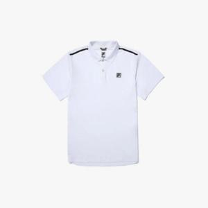 휠라반팔티 KQC FS2TSG2321X-WHI 스트레치 숄더라인 카라티