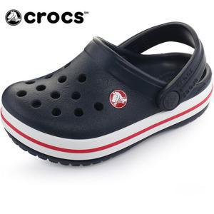 크록스 키즈 크록밴드 클로그 K(204537-485)_네이비/레드