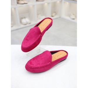 [코디엘루]스웨이드 심플 여성 쿠션 뮬 블로퍼 2cm CDSP500631-1